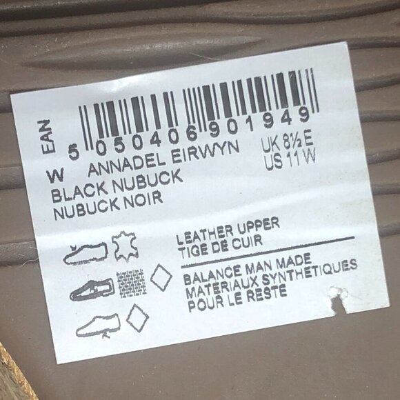 CLARKS Annadel Eirwyn Wedge Sandals Women's Size 11 Black Slingback Leather - Picture 8 of 14